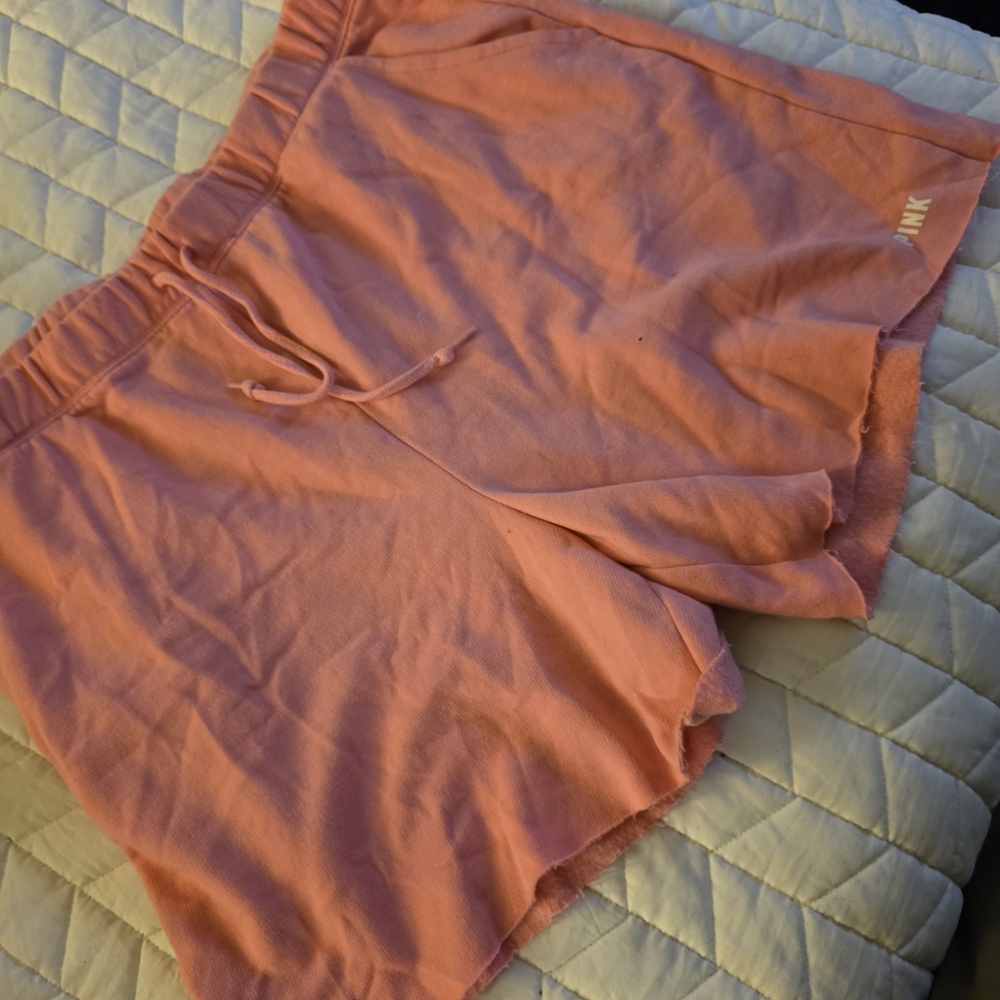 PINK Victoria's Secret Coral Athletic Shorts